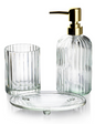 Bathroom set 400ml gold pump