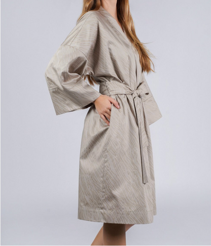 Bathrobe Kimono Sand Almond
