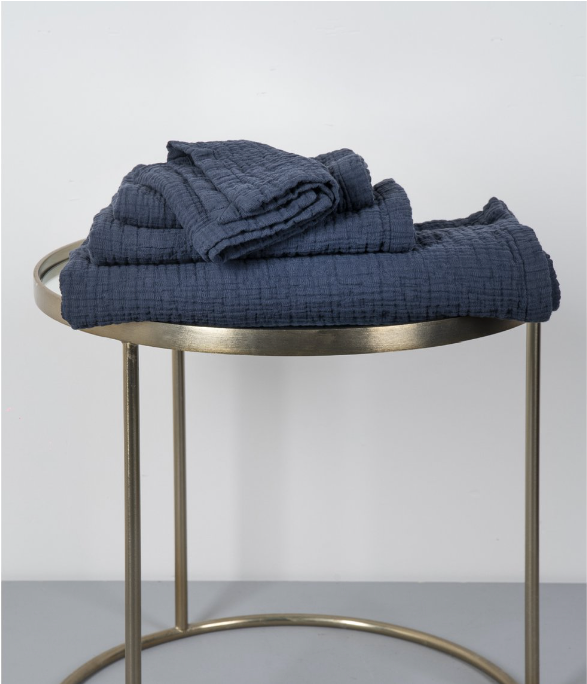 Bath towel Orion Anthracite blue