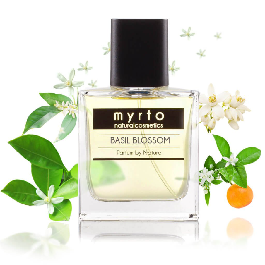 Myrto biologisch natuurlijk parfum - BASILICUM bloesem - 50 ml Unisex Eau de Parfum