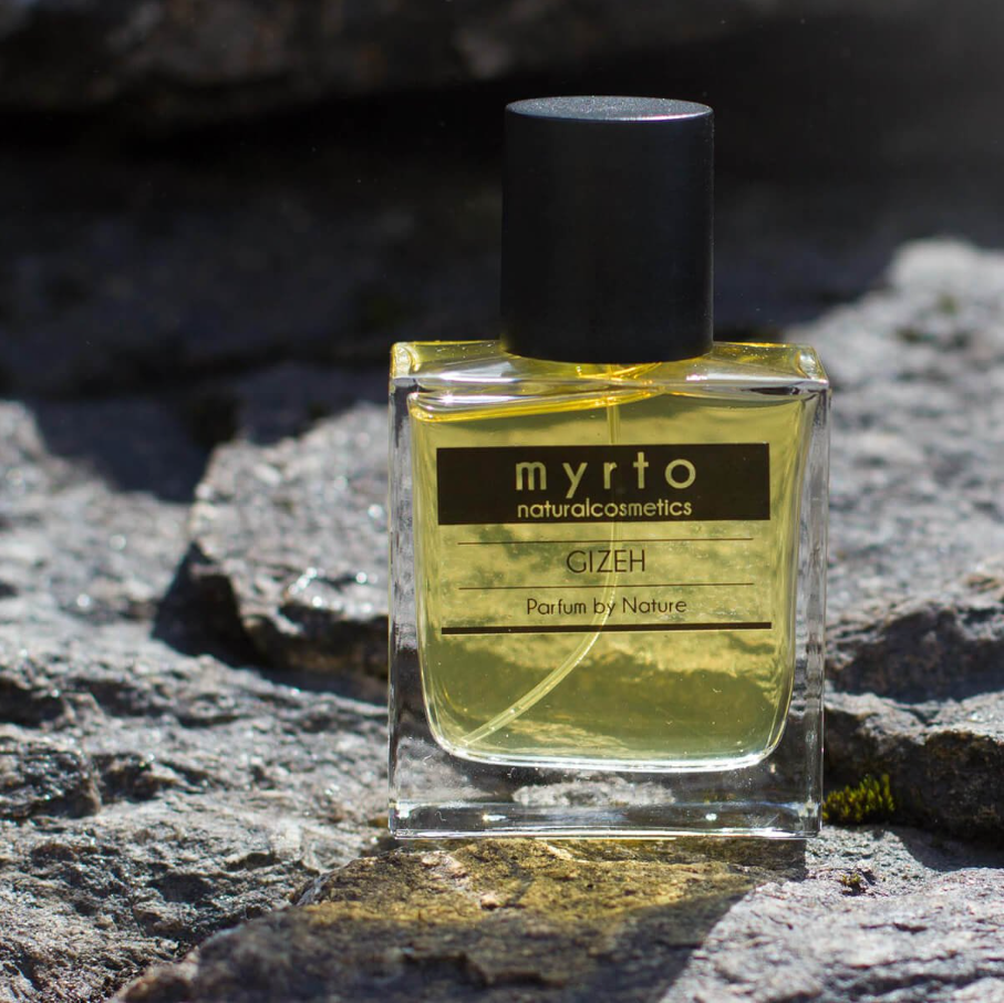Myrto Biologisch Natuurlijk Parfum GIZEH - kruidig-houtachtige geur - unisex