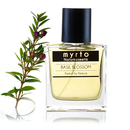 Myrto biologisch natuurlijk parfum - BASILICUM bloesem - 50 ml Unisex Eau de Parfum
